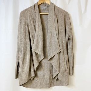 Barefoot Dreams Cozychic Ultra Lite Light Brown Cardigan XXS/XS Oversized